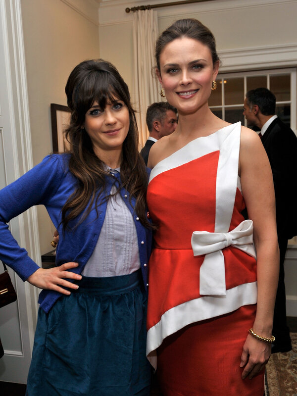 Two women at a formal event