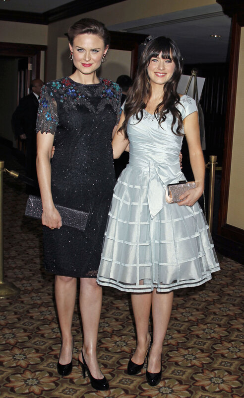 Two women at a formal event