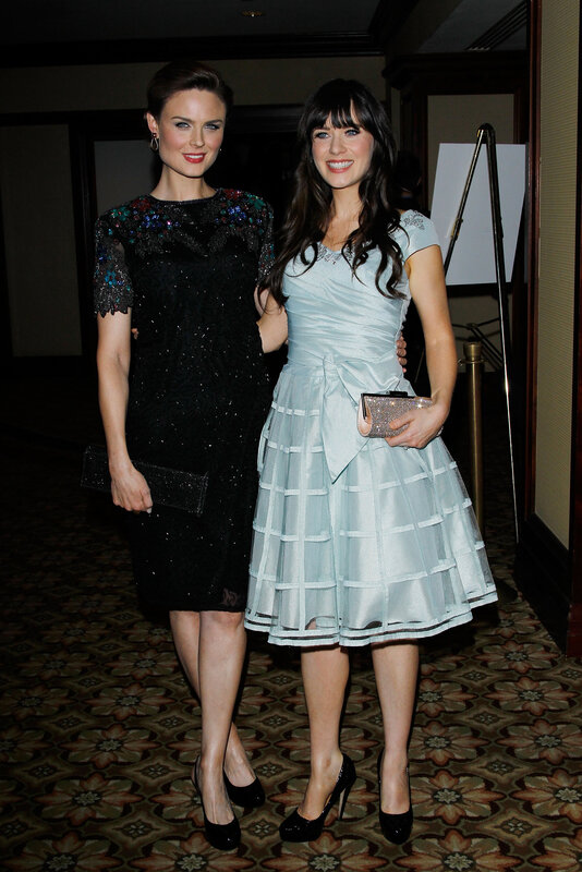 Two women at a formal event