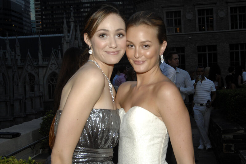 Two women at a formal event