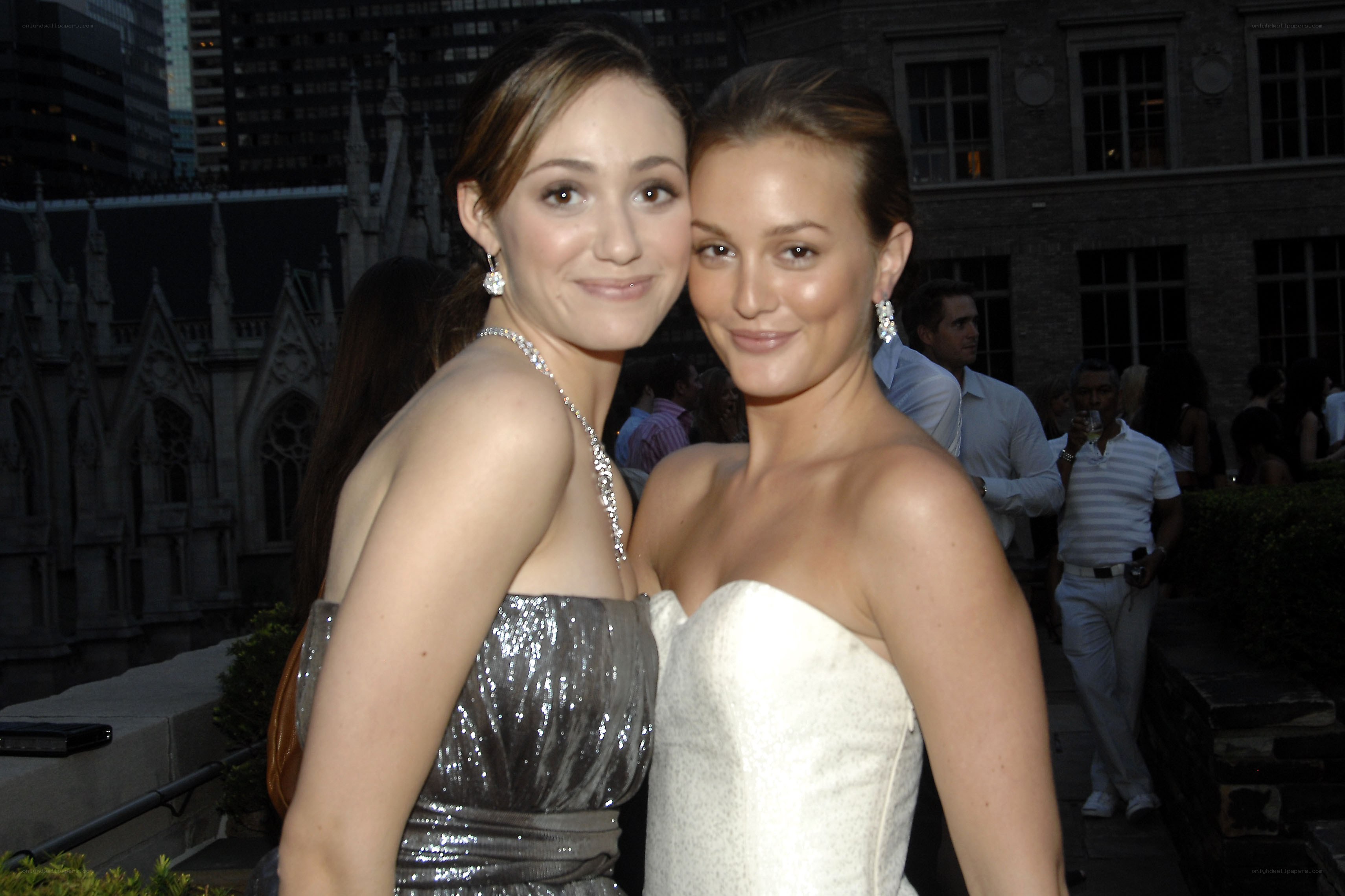 Two women at a formal event