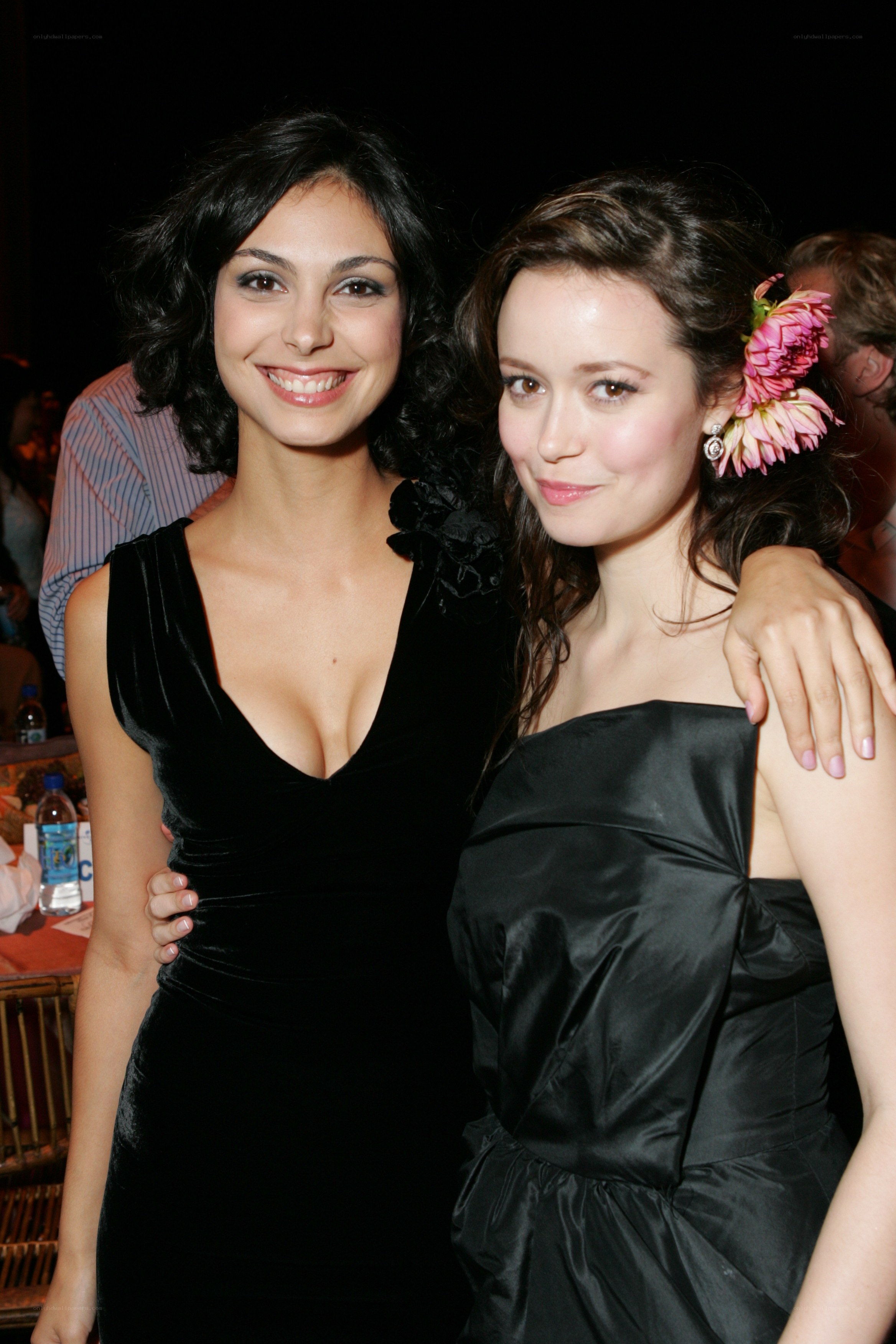 Two women at a formal event