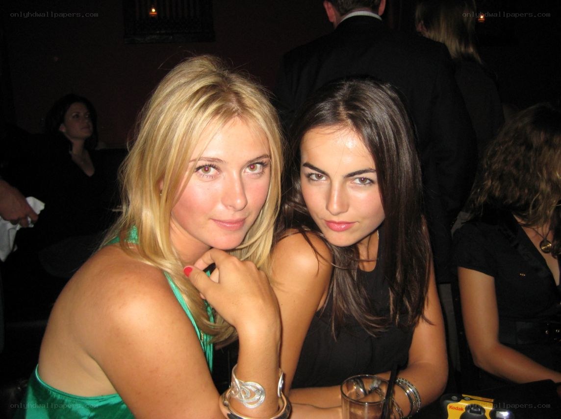 Two women at a party