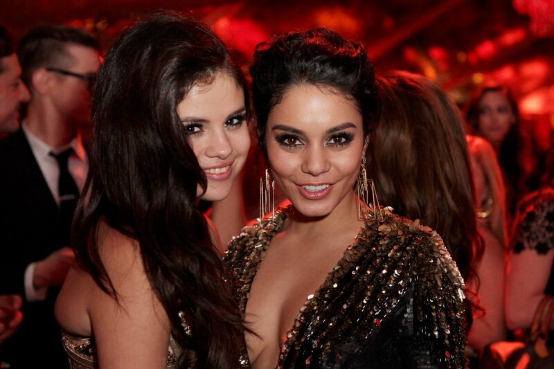 Two women at a red carpet event
