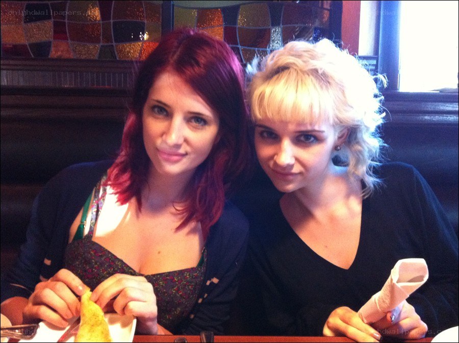 Two women at a restaurant