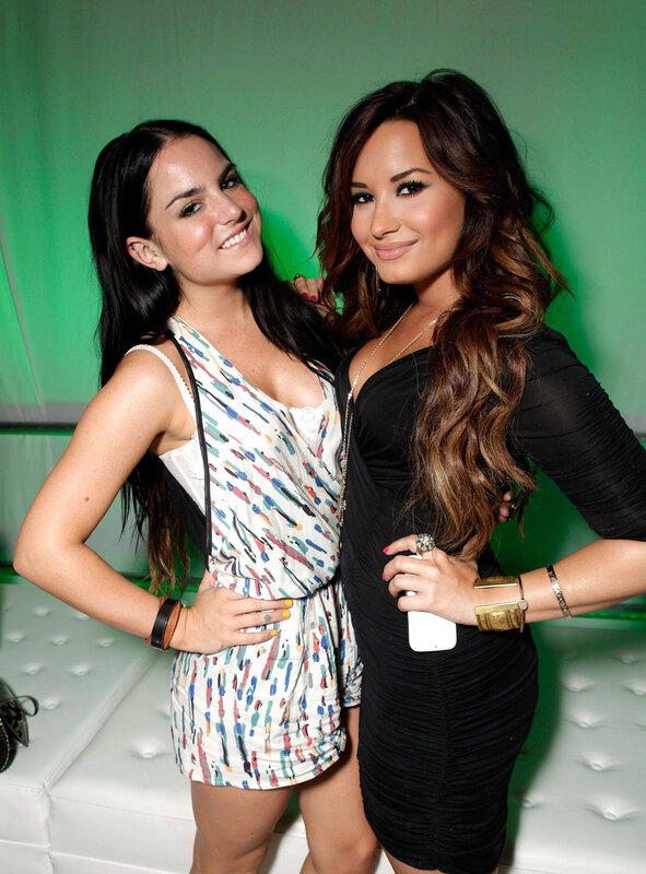 Two women at a social event