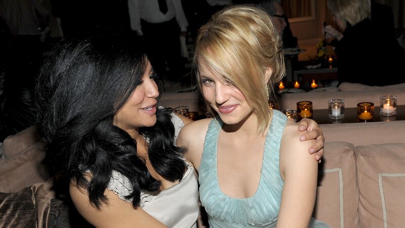 Two women at a social event