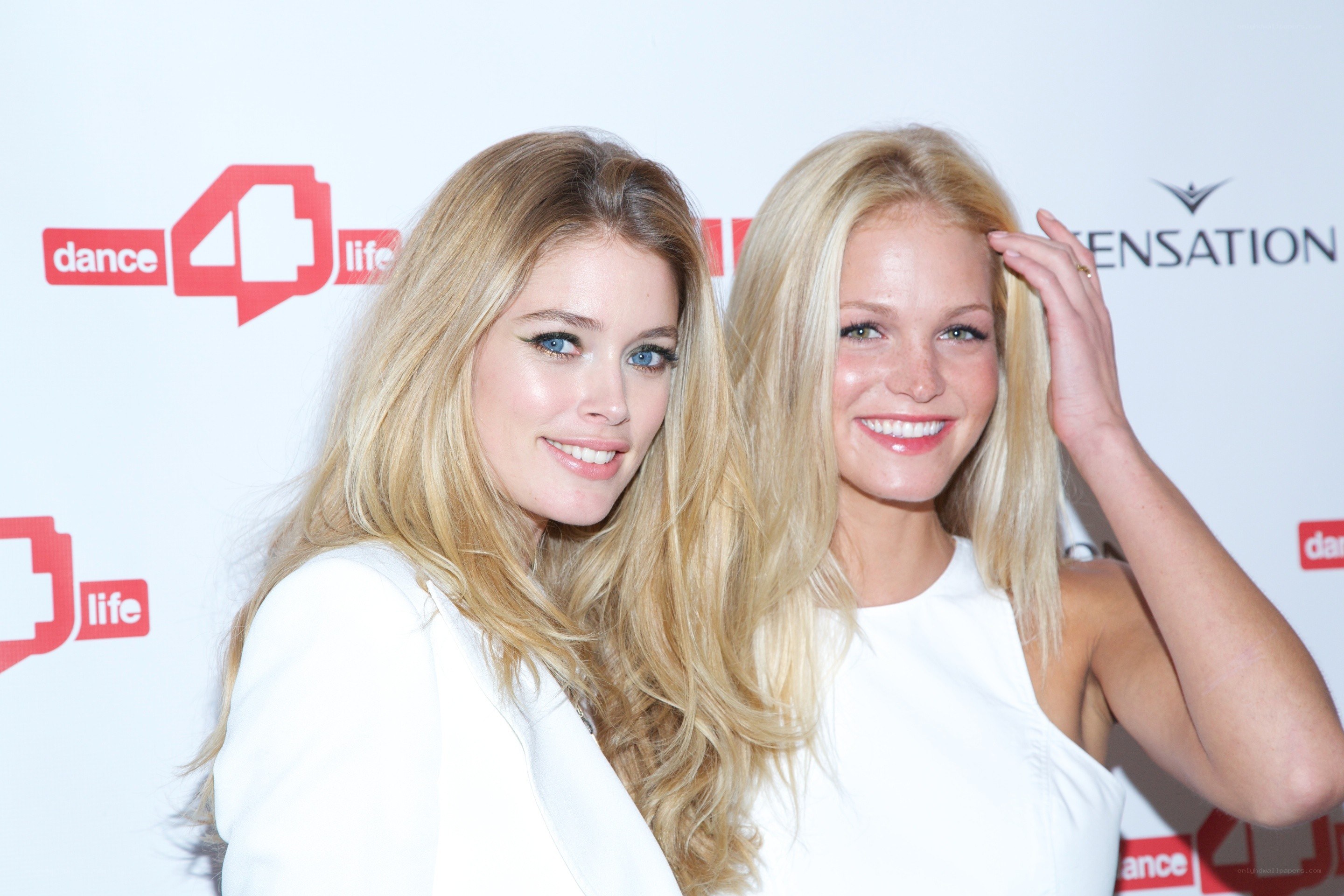 Two women at an event