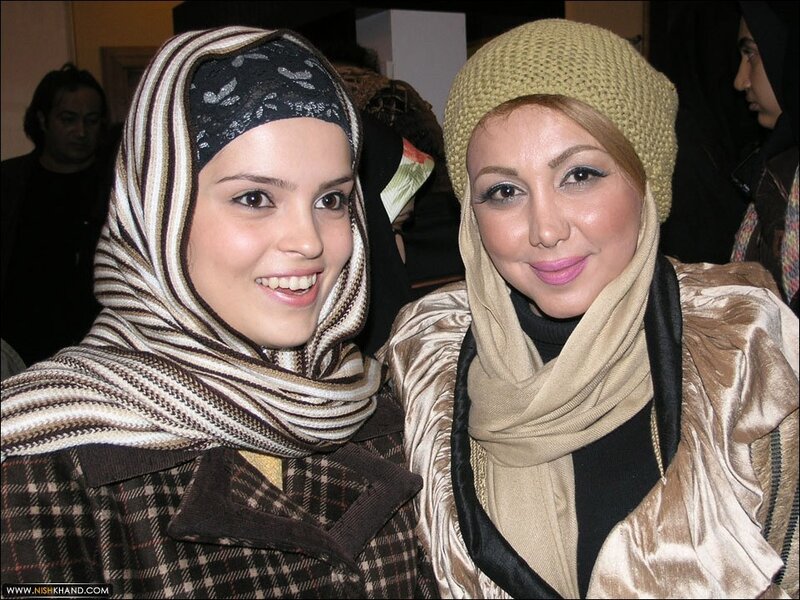 Two women at an event