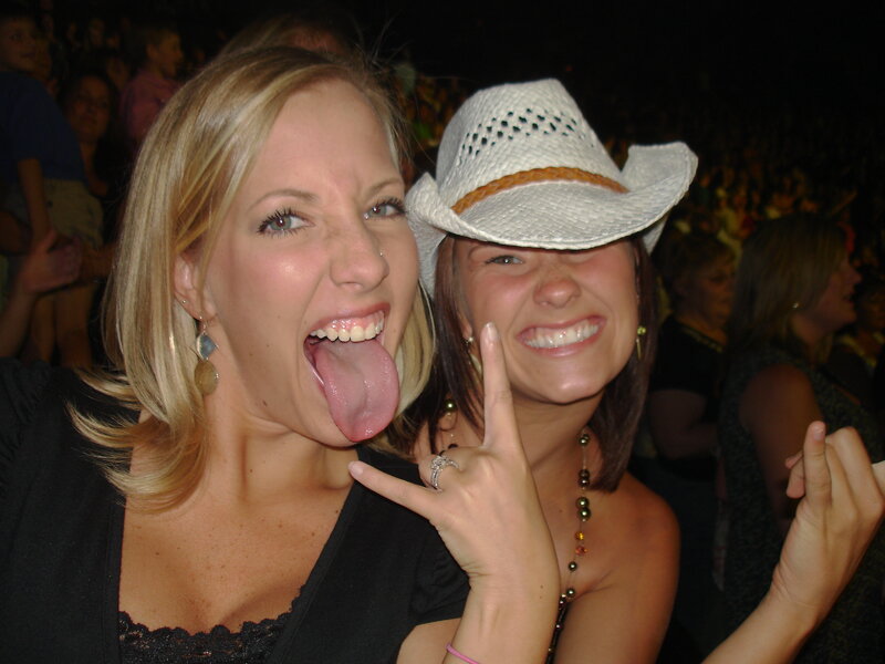 Two Women at Concert
