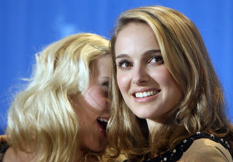 Two Women at Event — Blue