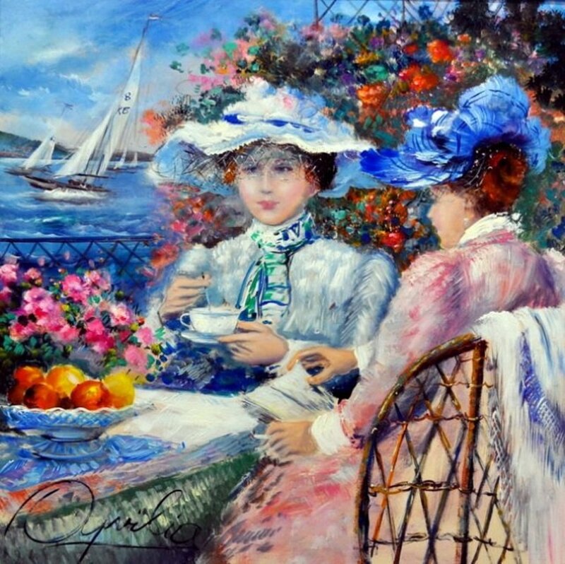 Two Women at Table
