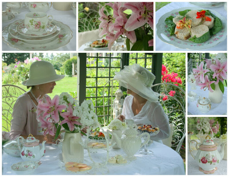 Two Women at Tea Party