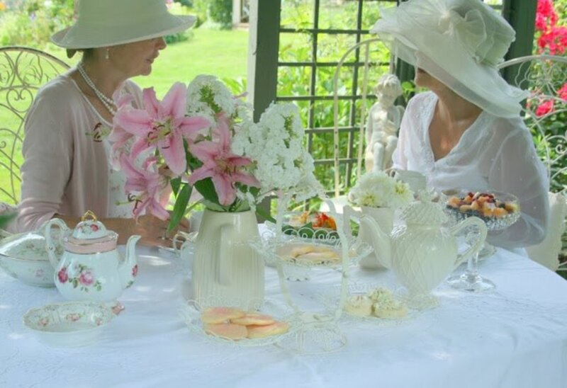 Two Women at Tea