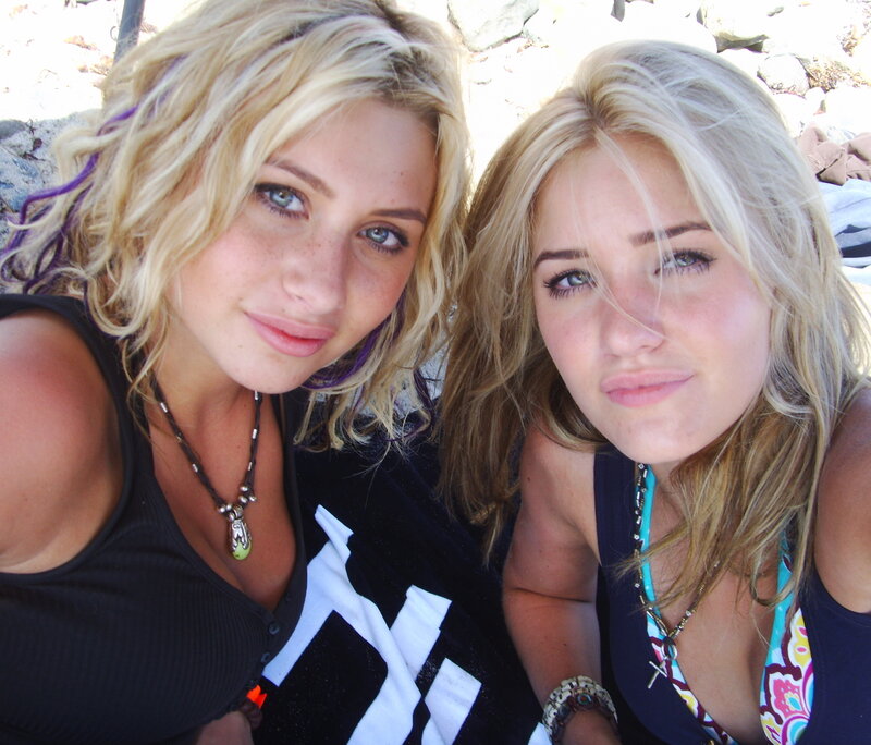 two women at the beach