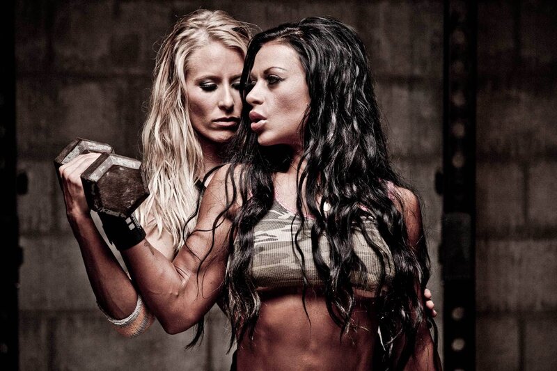 two women at the gym