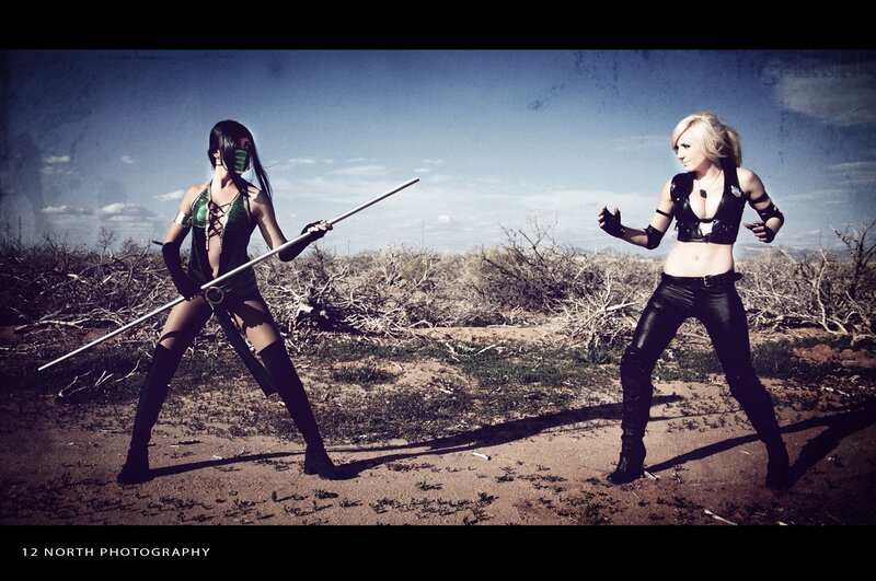 Two Women Cosplaying