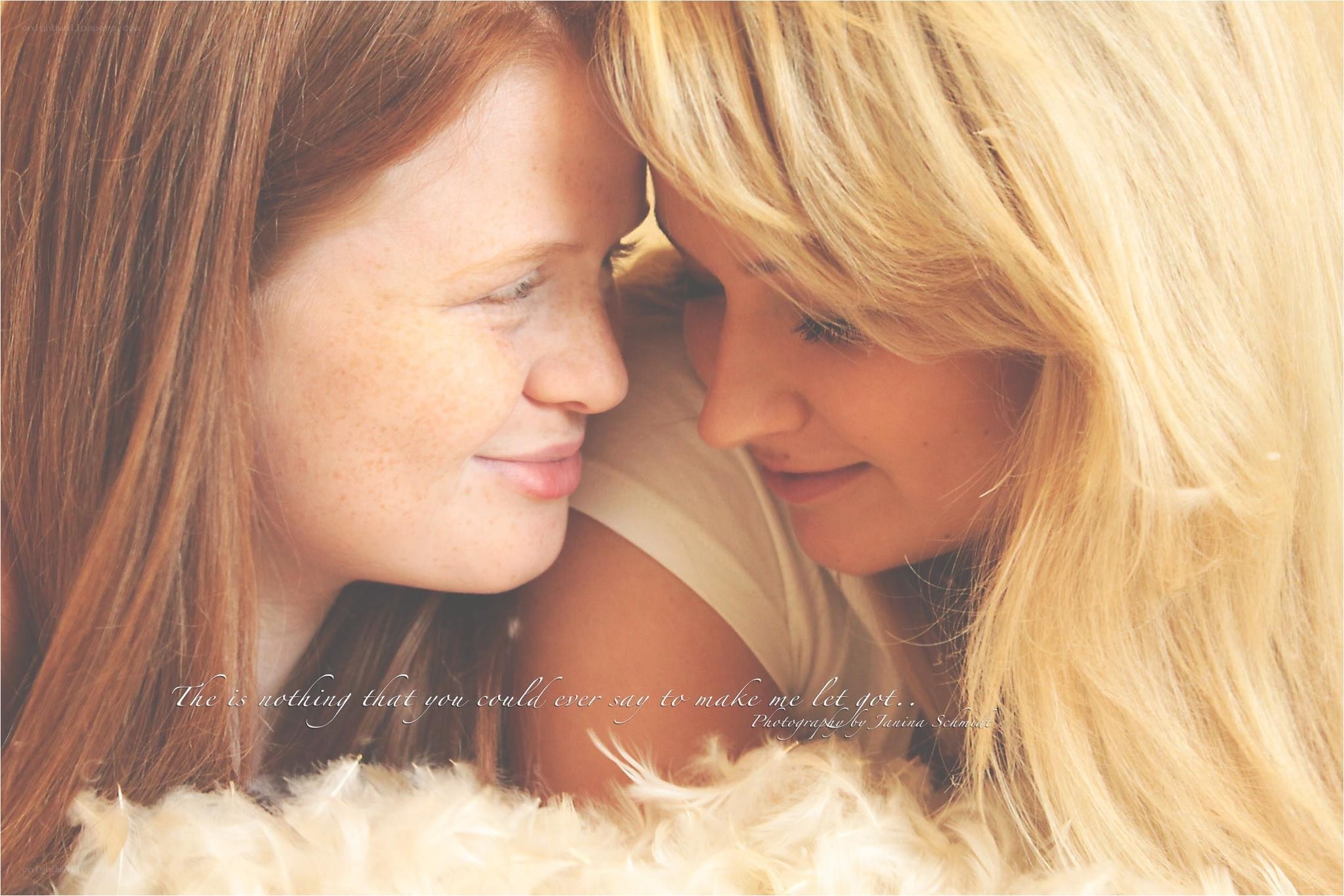 two women embracing