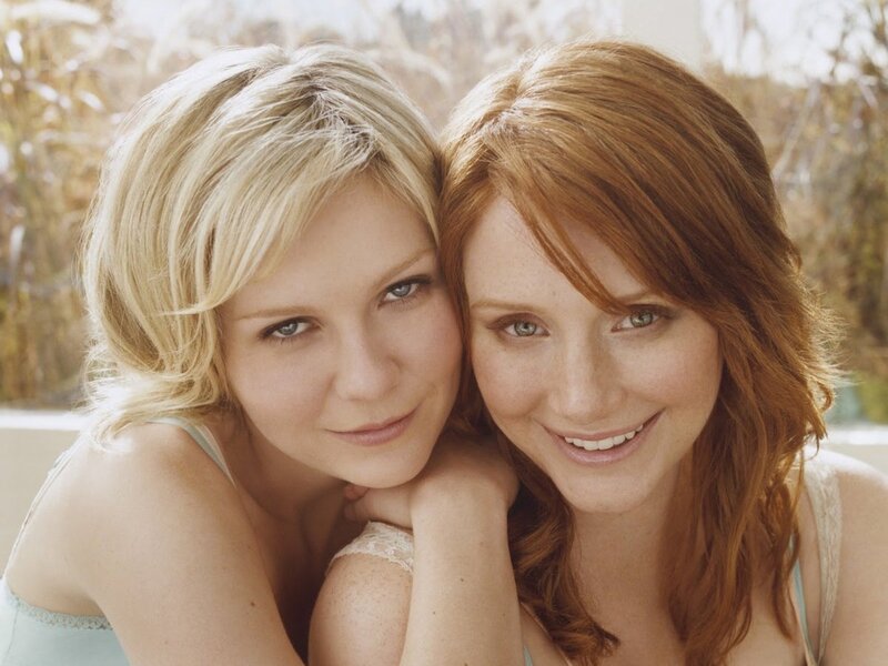 Two Women Embracing — Blonde