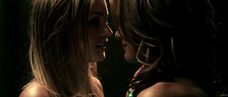 two women facing each other