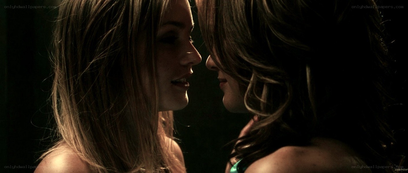 two women facing each other