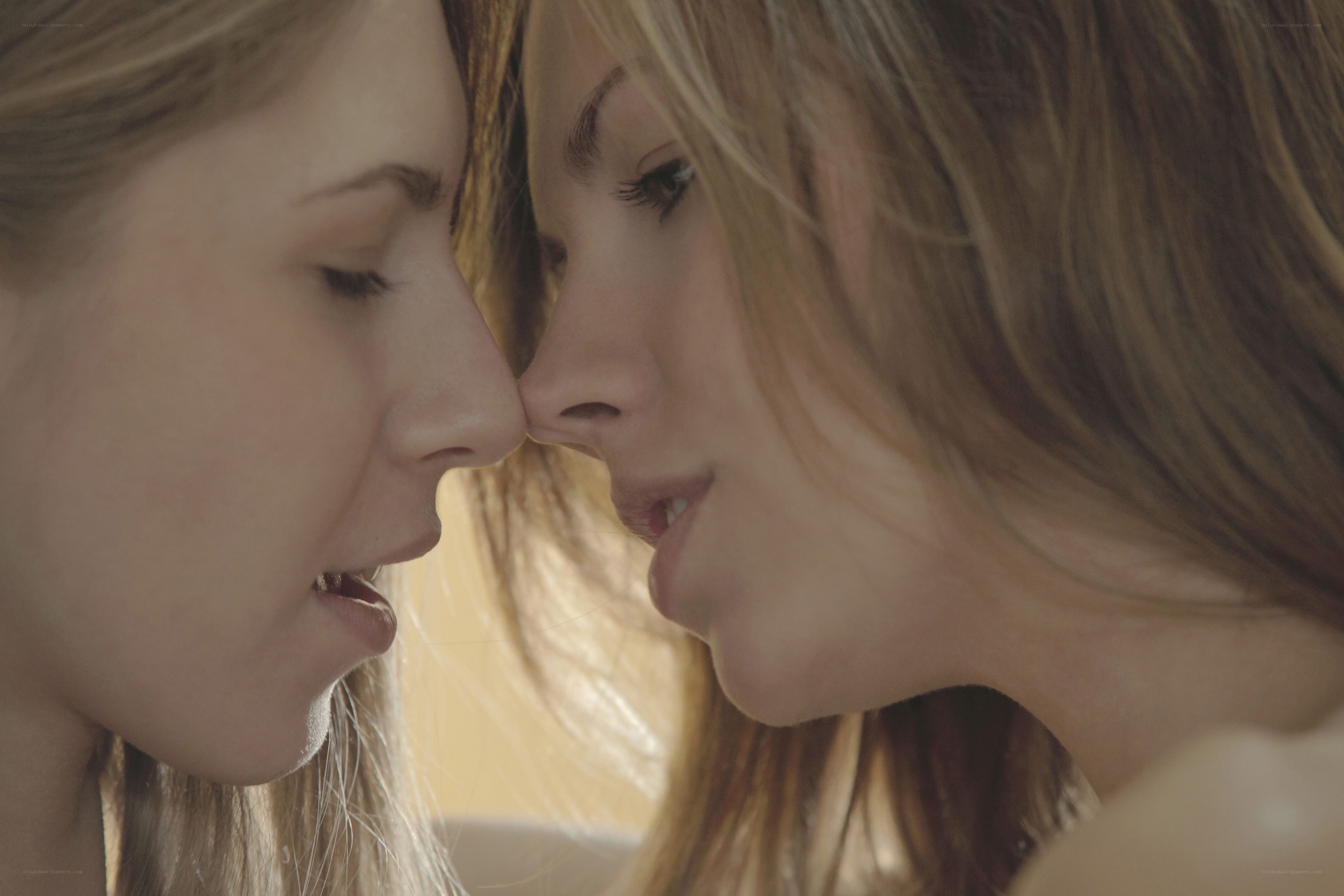 two women facing each other
