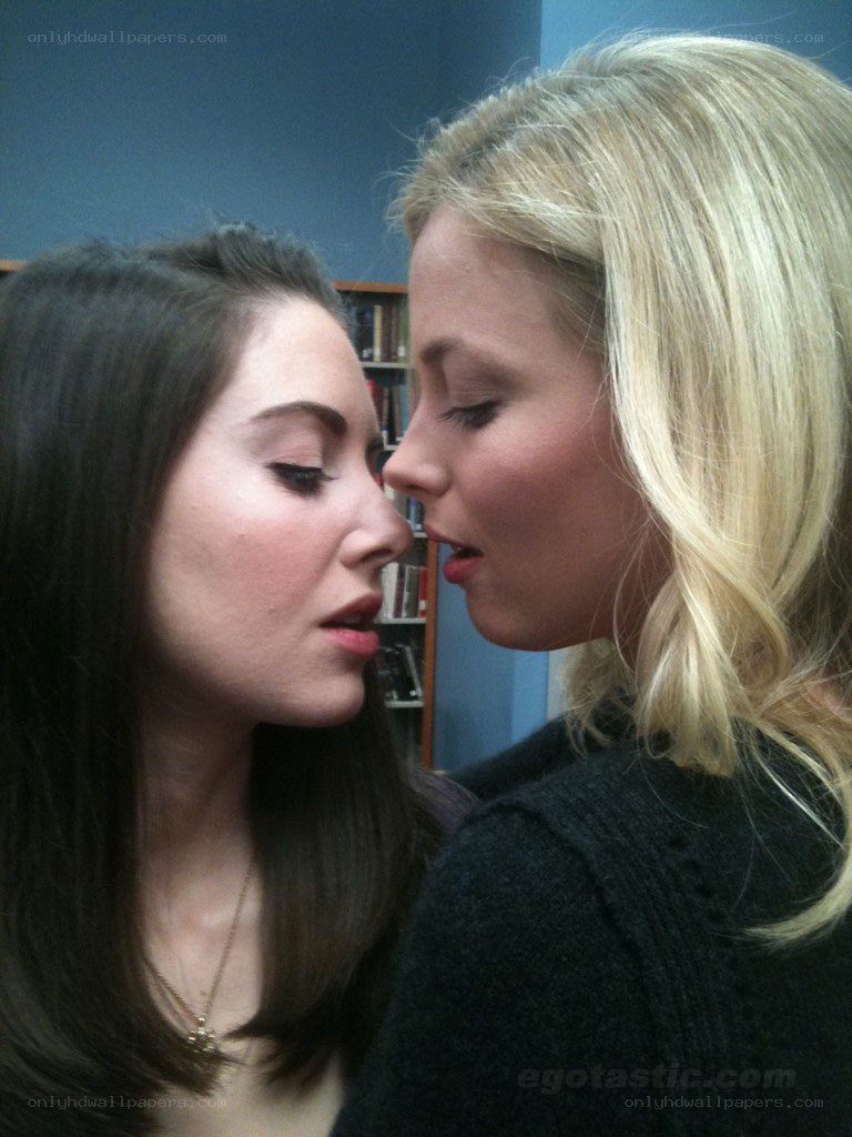 two women facing each other