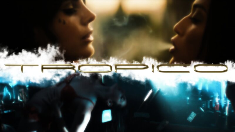 Two Women Facing Each Other — Black, Dramatic