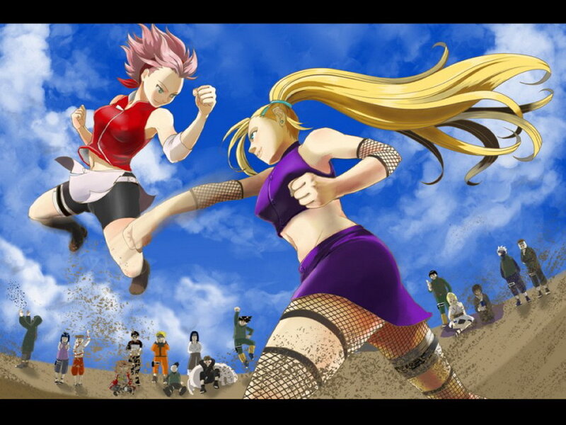 Two Women Fighting