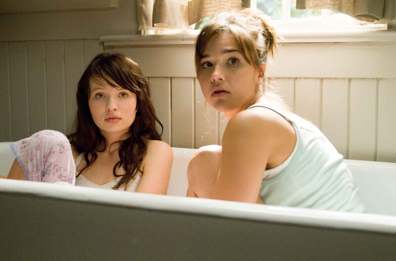 Two women in a bathtub