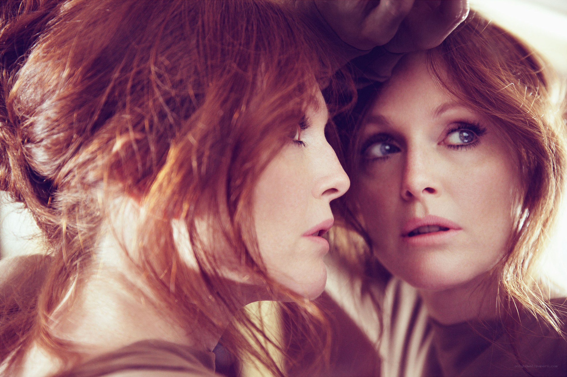 Two women in a close-up portrait