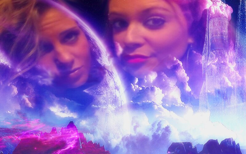 two women in a fantasy landscape