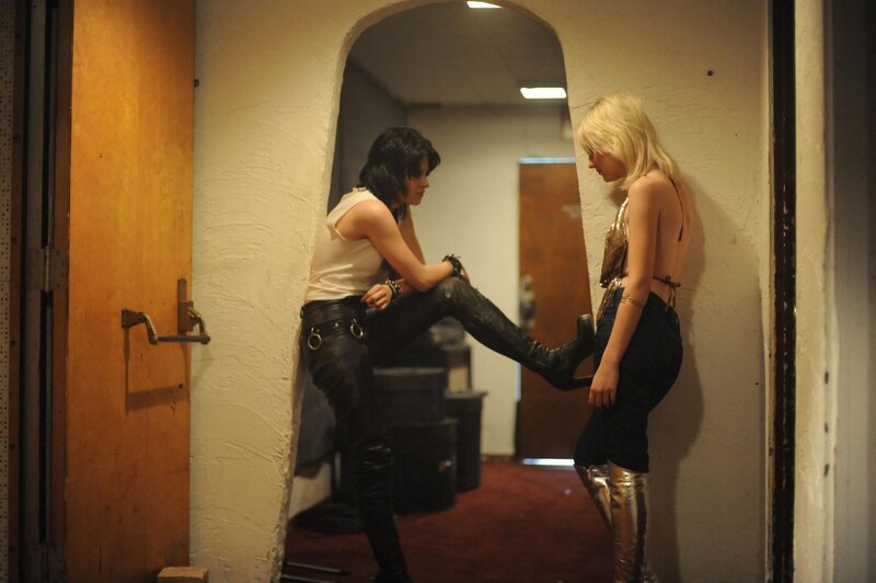 Two women in a hallway