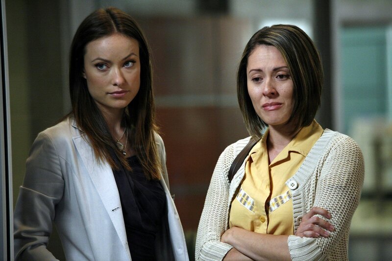 Two women in a hallway