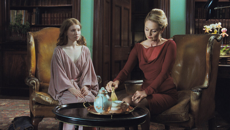 Two Women in a Library — Brown