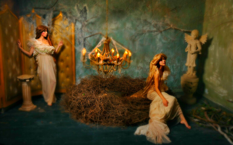 Two Women in a Nest