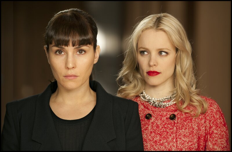 Two women in a serious scene