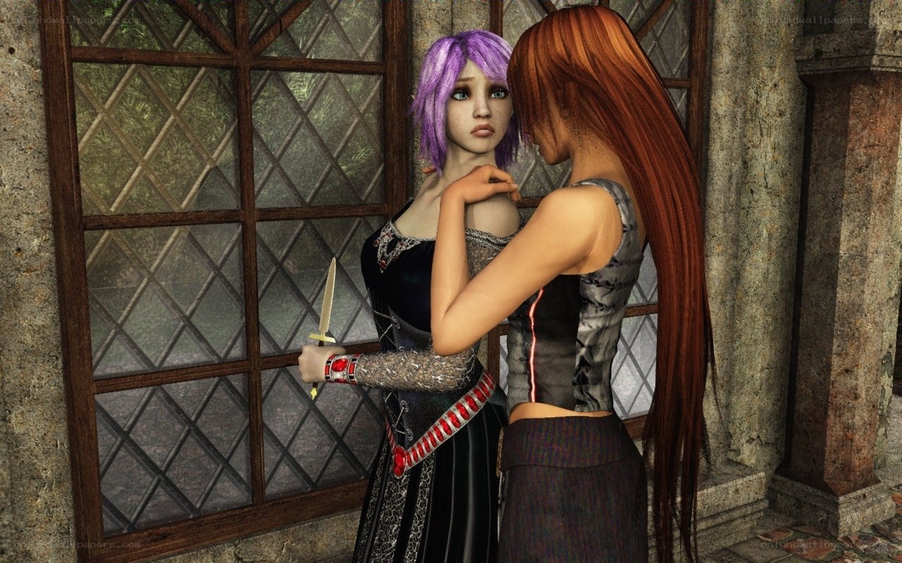 Two women in a tense confrontation