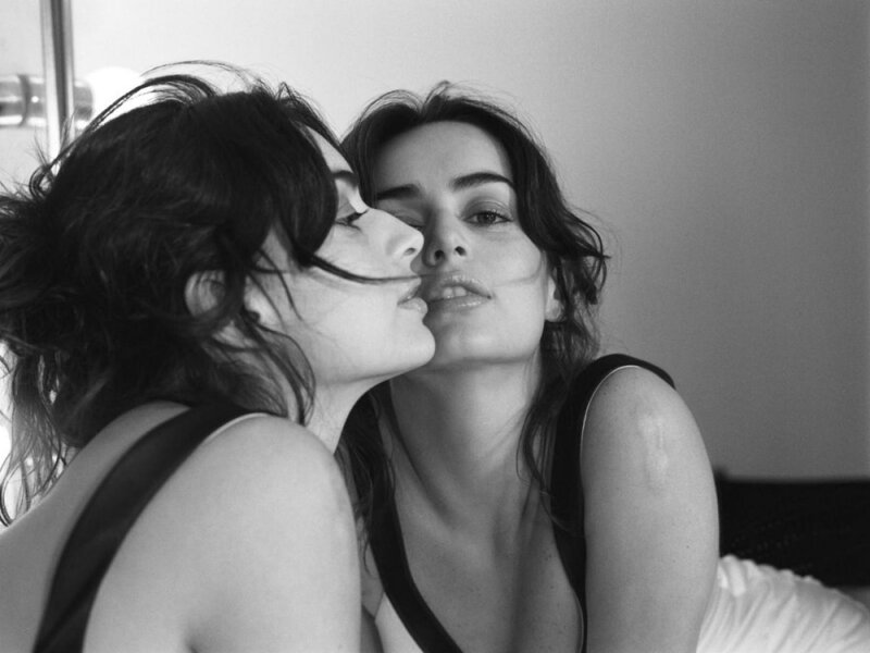 two women in an intimate moment