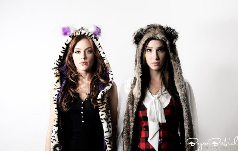 Two Women in Animal Hats