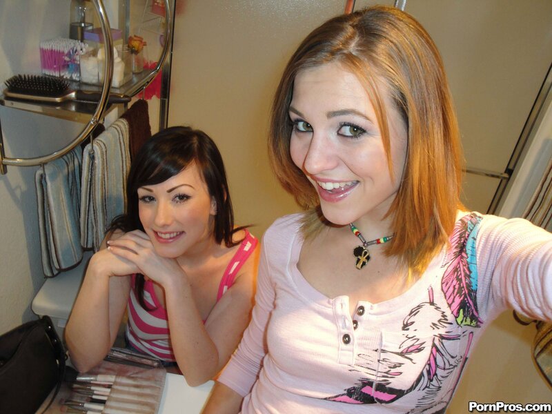 two women in bathroom