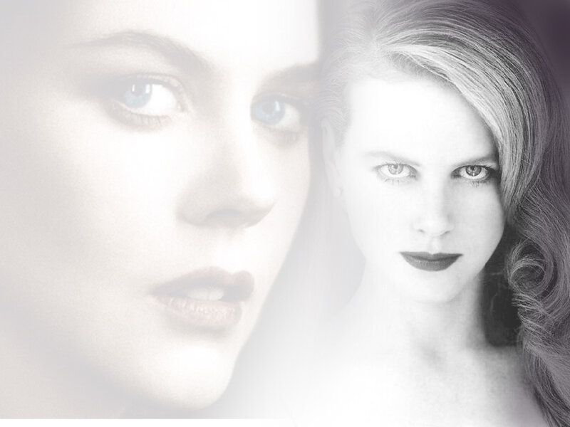 two women in black and white