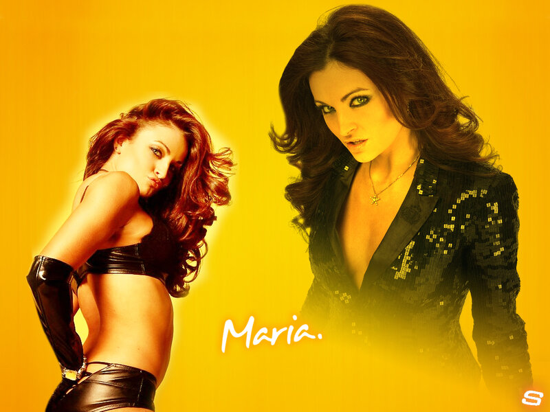 Two Women in Black Outfits — Yellow, Dramatic