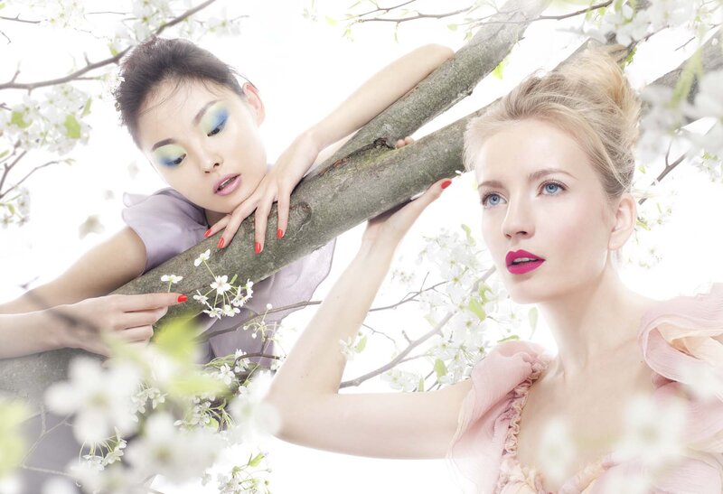 Two Women in Blossoms