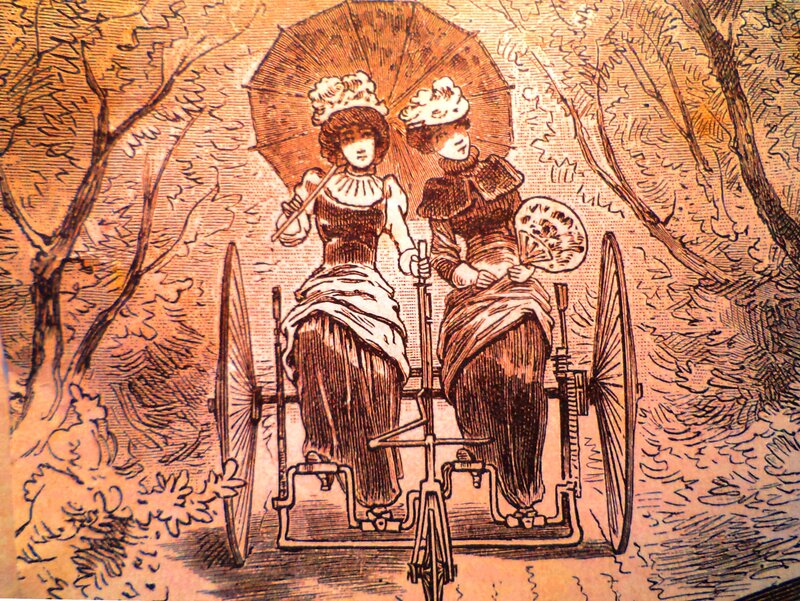 Two Women in Carriage