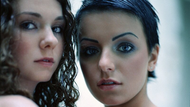 two women in close-up