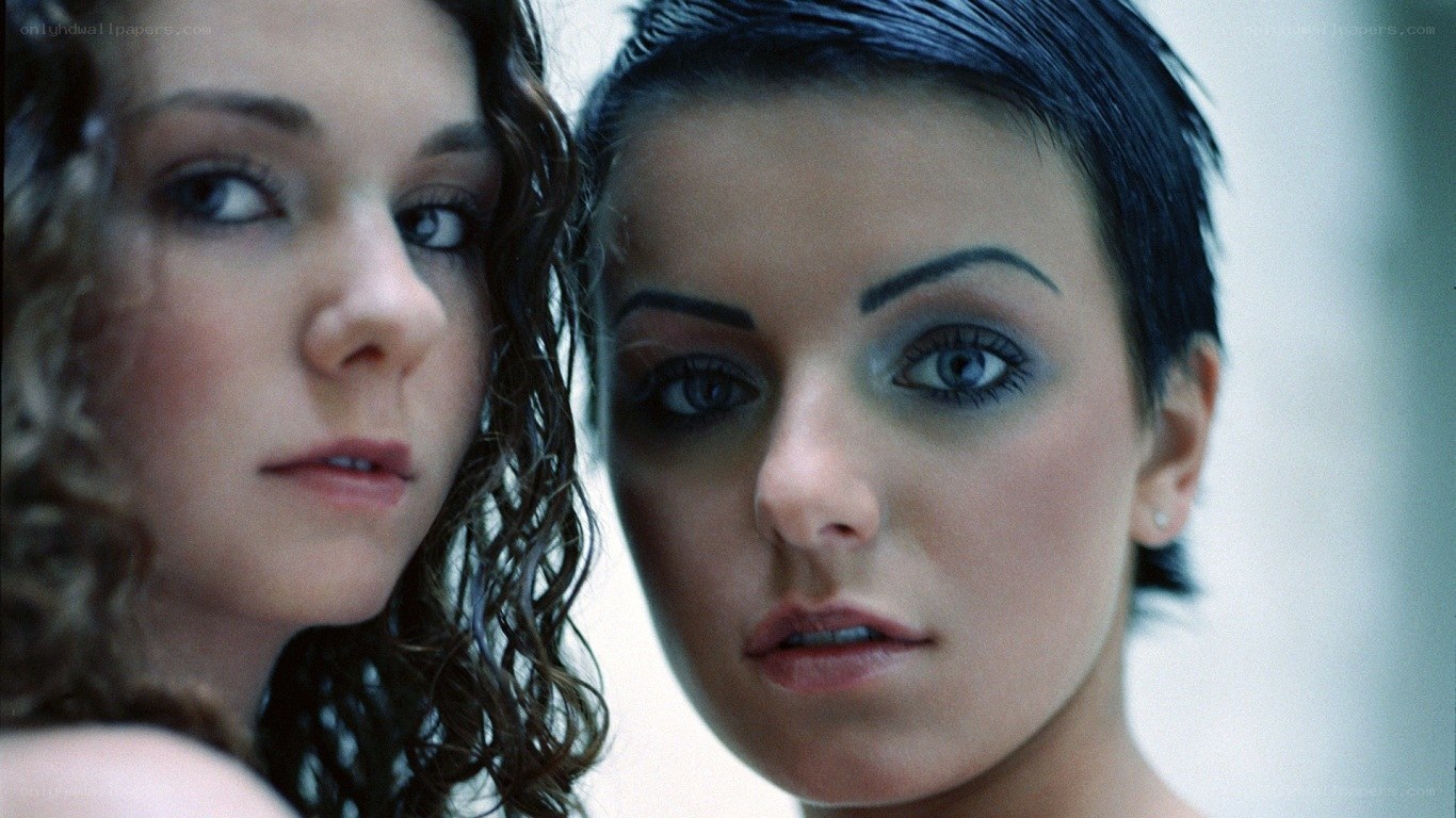two women in close-up