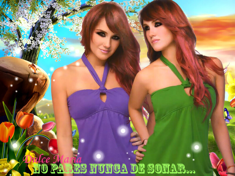 Two women in colorful dresses