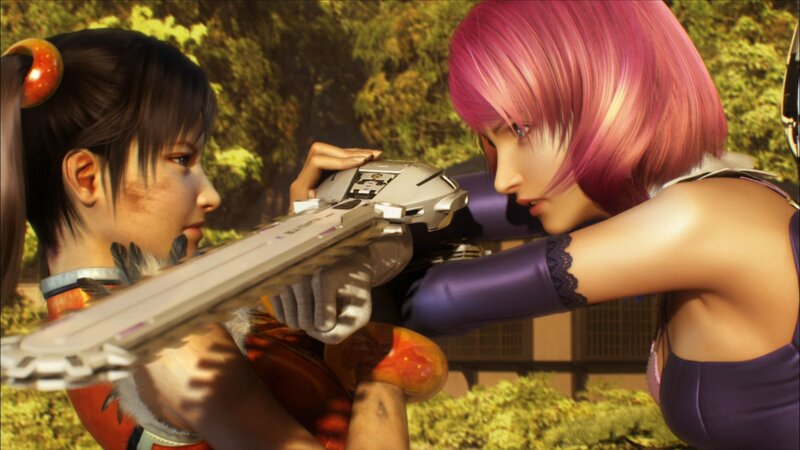Two Women in Combat — Pink