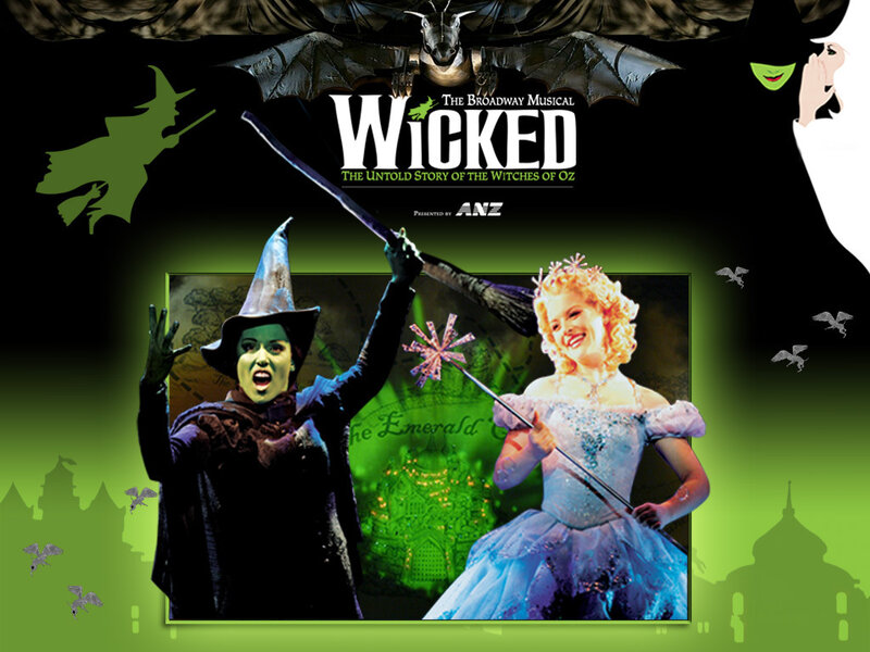 Two Women in Costumes — Green, Dramatic